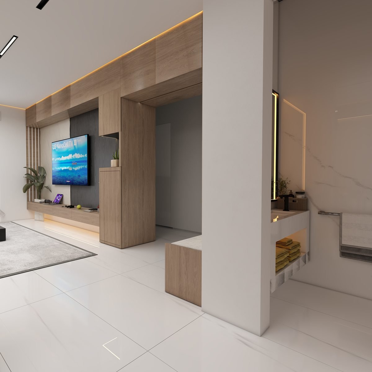 Modern finishing detail